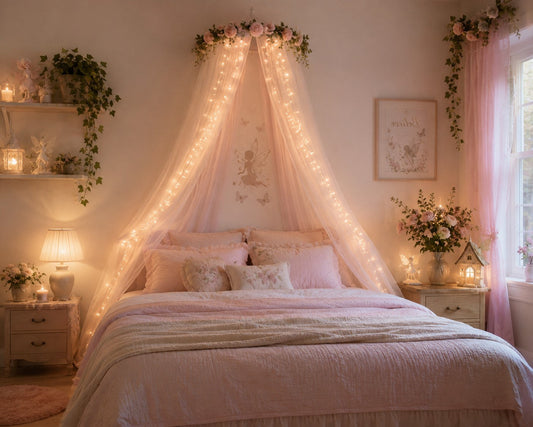 Fairy Bedroom Ideas with a Bed Canopy